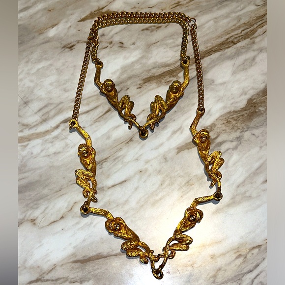 Jewelry - Kenneth Lane monkey necklace.
